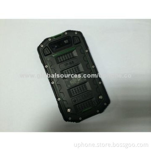 3G Anti-water Smart Dual-SIM Phone with Dual-core, OEM Orders Welcomed